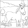 Horse colouring pages