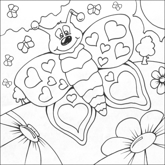 Free Coloring Pages Of Butterflies. Colouring Butterfly