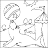 circus colouring pages