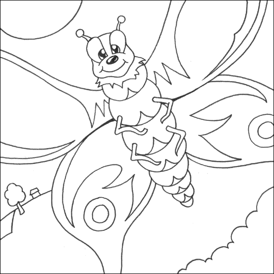 free coloring pages butterfly