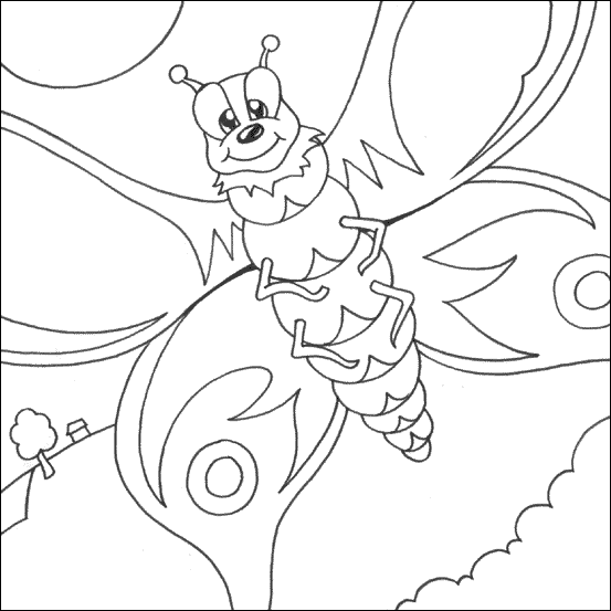 Butterfly coloring pages