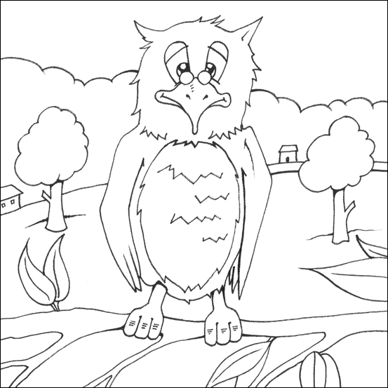 funny coloring pages. of Bird Colouring pages