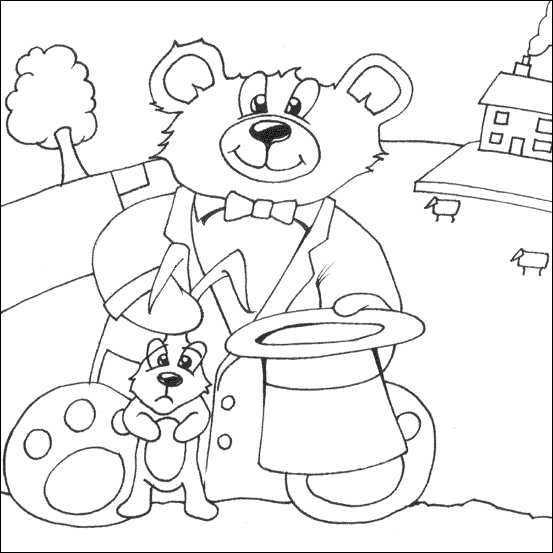 bear coloring pages