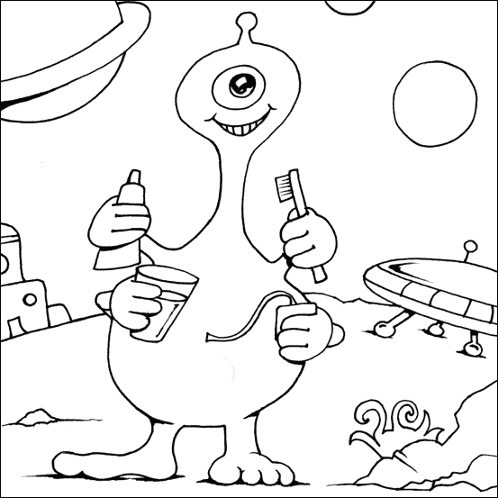 dental coloring pages - photo #32