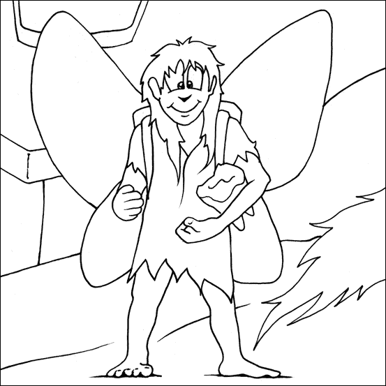 sad fairy coloring pages - photo #44