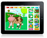 Animal ipad colouring game