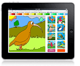 Oiseau jeu de coloriage iPad