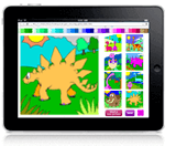 Dinosaure jeu de coloriage iPad
