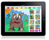 Jeu de coloriage de chien