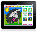 Jeu de coloriage mouton iPad