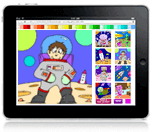 espace jeu de coloriage ipad