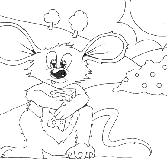 Mouse Coloring Pages