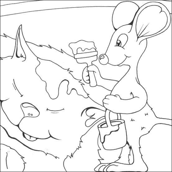 paint coloring pages - photo #21