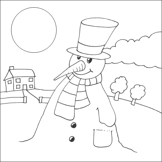 There are also a selection of other Snowman Colouring pictures available on 