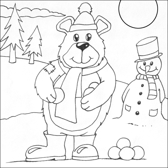 bear coloring pages