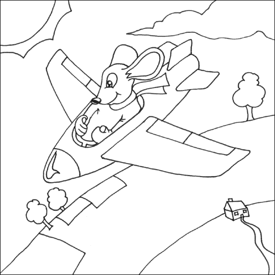 Mouse Flying Plane Mouse Flying Plane