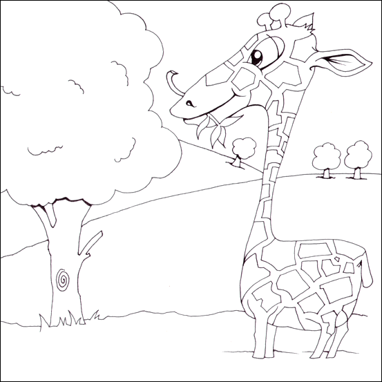 zoo map coloring pages - photo #16
