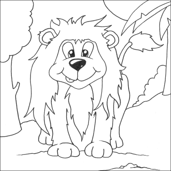 zoo animals coloring pages lion king - photo #7