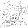 Dog Colouring Page 