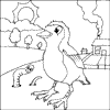 Robin Colouring picture
