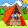 Camping Colouring Pages Camping Colouring Pages