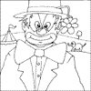Happy Colouring Clown