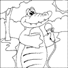 Crocodile Colouring