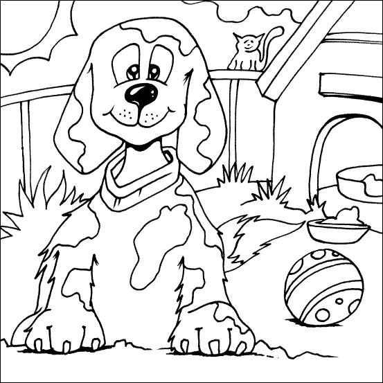 Dog Coloring Printable