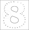 Number 8 Dot to Dot