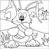 Easter Rabbit Coloring