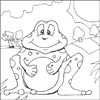 Happy Smiling Frog