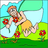 Fairy Colouring Pages