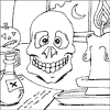 Skull Colouring