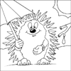 Hedgehog drawing