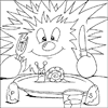 Hedgehog Eating