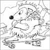 Skateboard Hedgehog