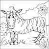 Zebra Colouring