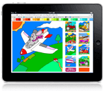 transport ipad colouring game