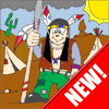 Red Indian Colouring