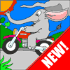 Elephant on Bike
