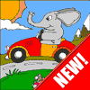 Elephant in car