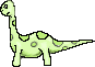 green dinosaur