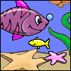 Fish fuzzy felt