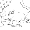 Dot to Dot  Rhinoceros