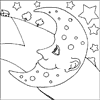 Moon Colouring
