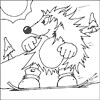 Snowboarding Hedgehog