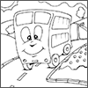 Bus Colouring