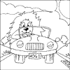 Hedgehog Driving