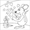 Valentines Card Colouring