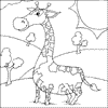 Giraffe Colouring